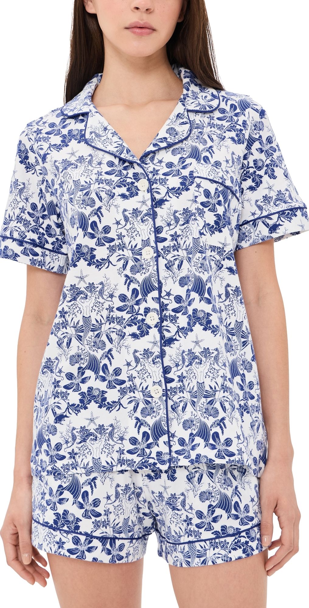 BedHead PJs Under The Sea Cropped Pajama Set Under the Sea 3X