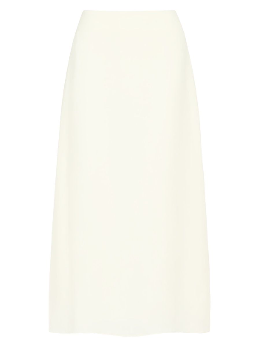 Women's Linen A-Line Midi-Skirt - Glass Green - Size 12