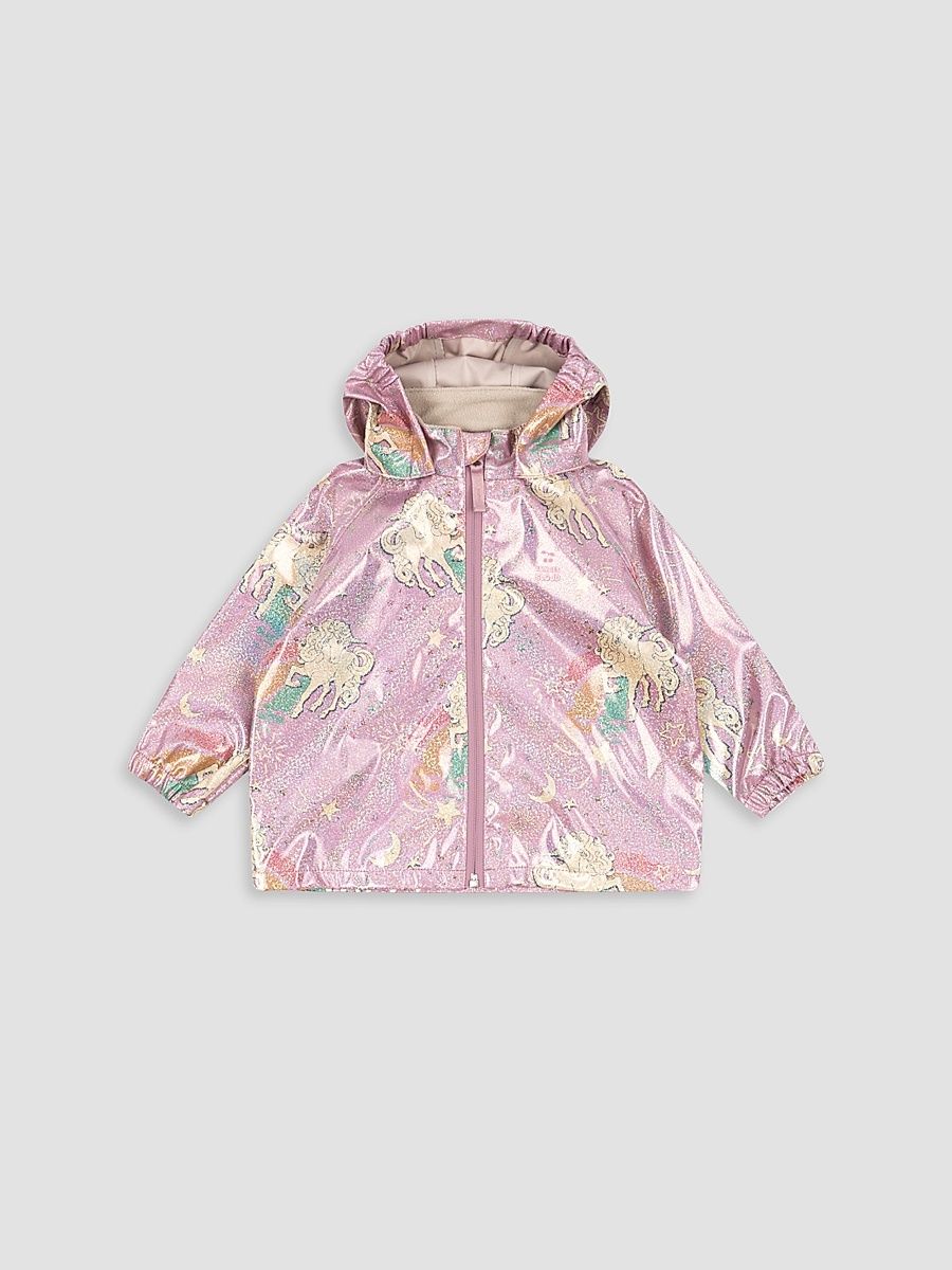 Baby Girl's, Little Girl's & Girl's Calina Rain Jacket - Born To Sparkle - Size 7