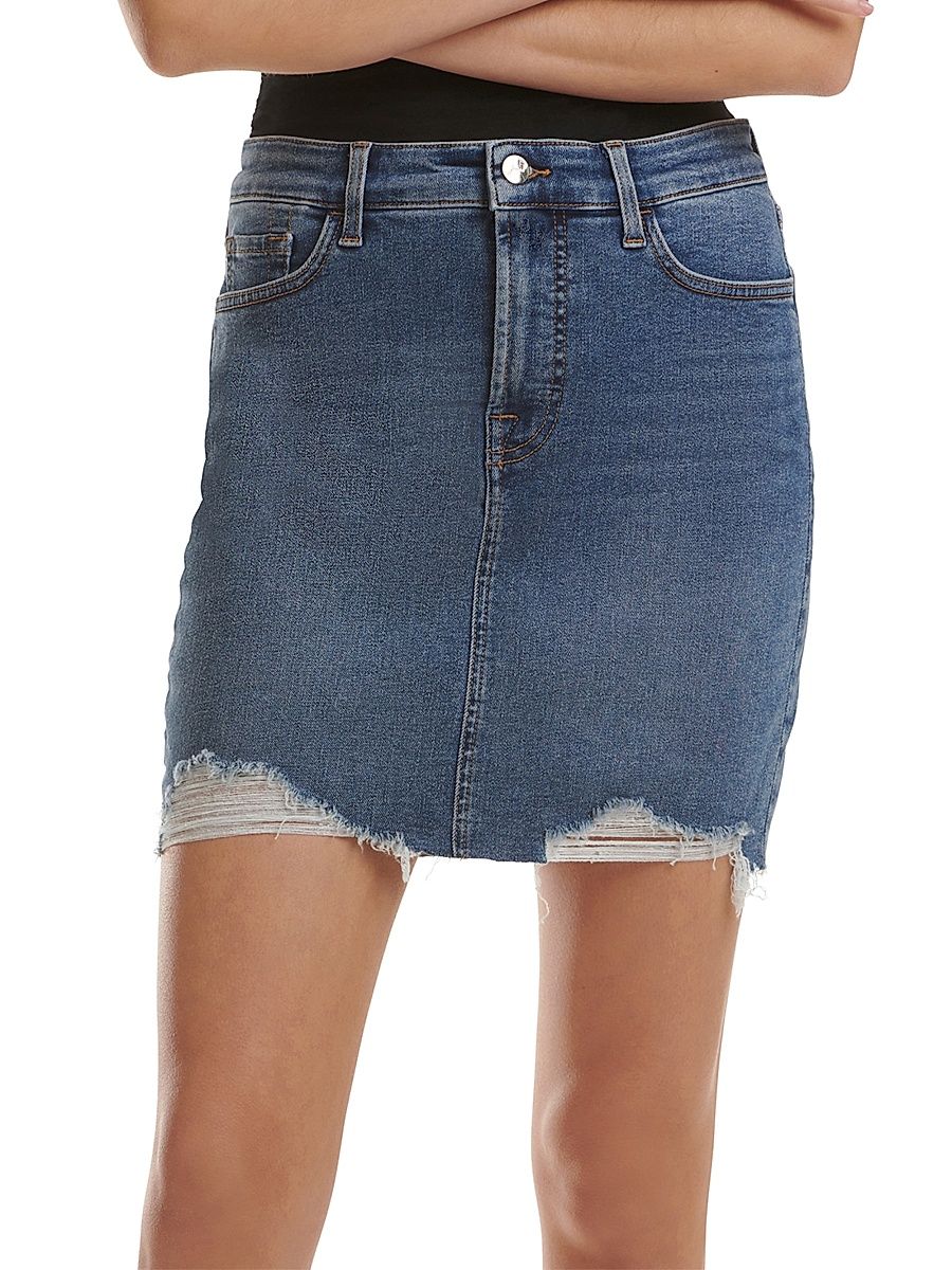 Women's In Bloom Denim Pencil Skirt - Brynn - Size 14