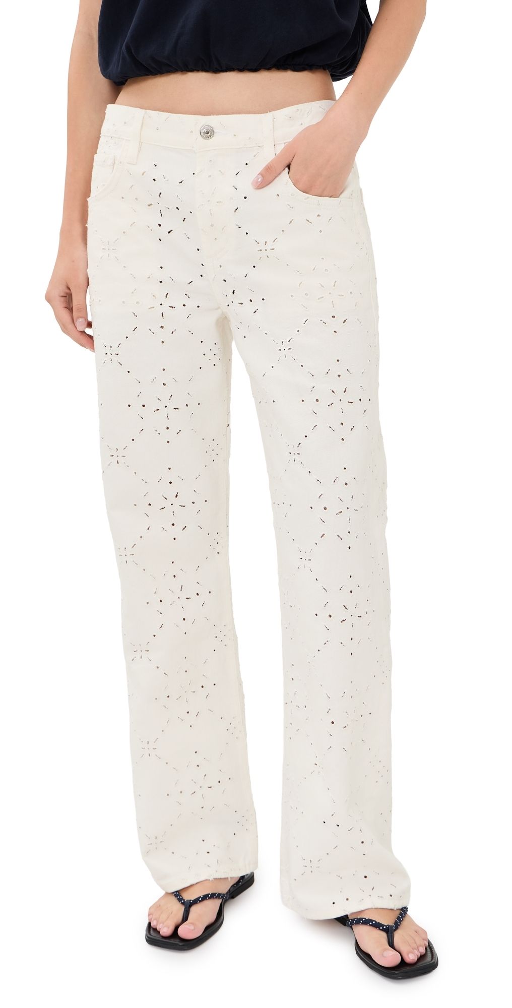 Citizens of Humanity Lindz Straight Jeans Blanc 28