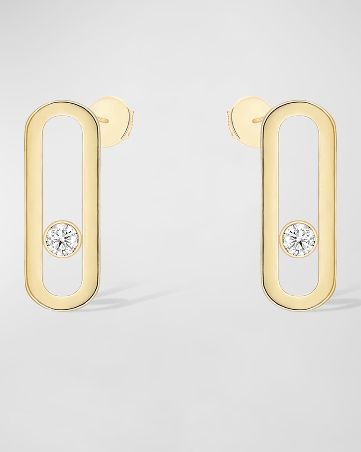MOVE UNO 18K YELLOW GOLD EARRINGS