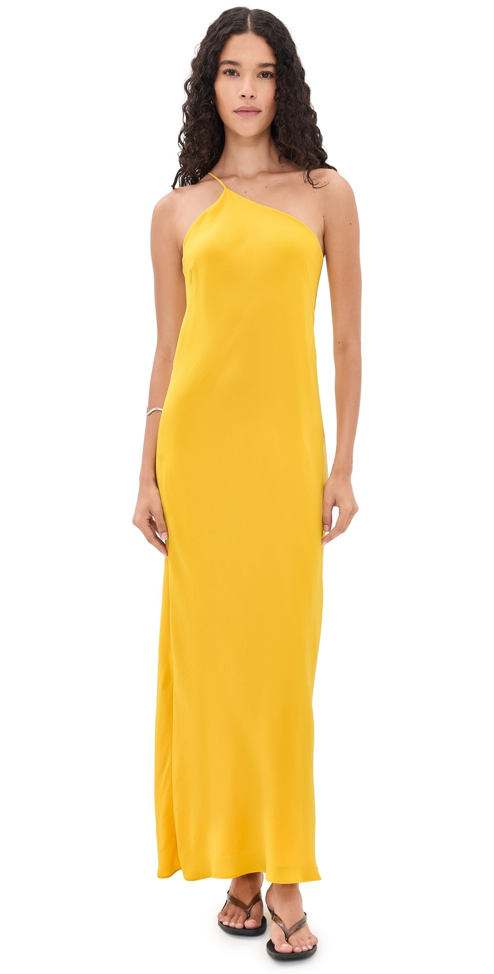 Leset Arielle One Shoulder Dress Daffodil S