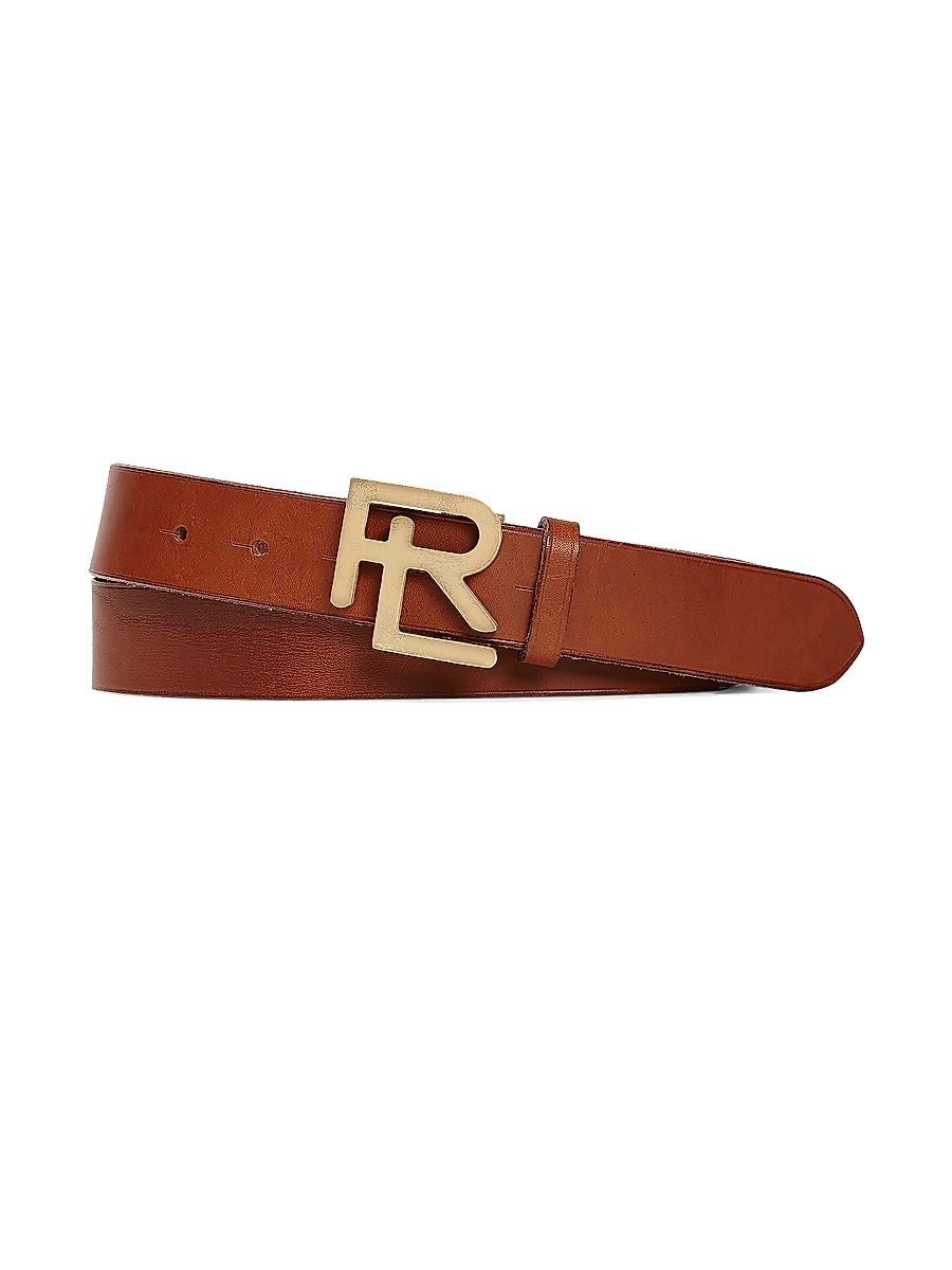 Men's RL Vachetta Leather Belt - Tan - Size 34