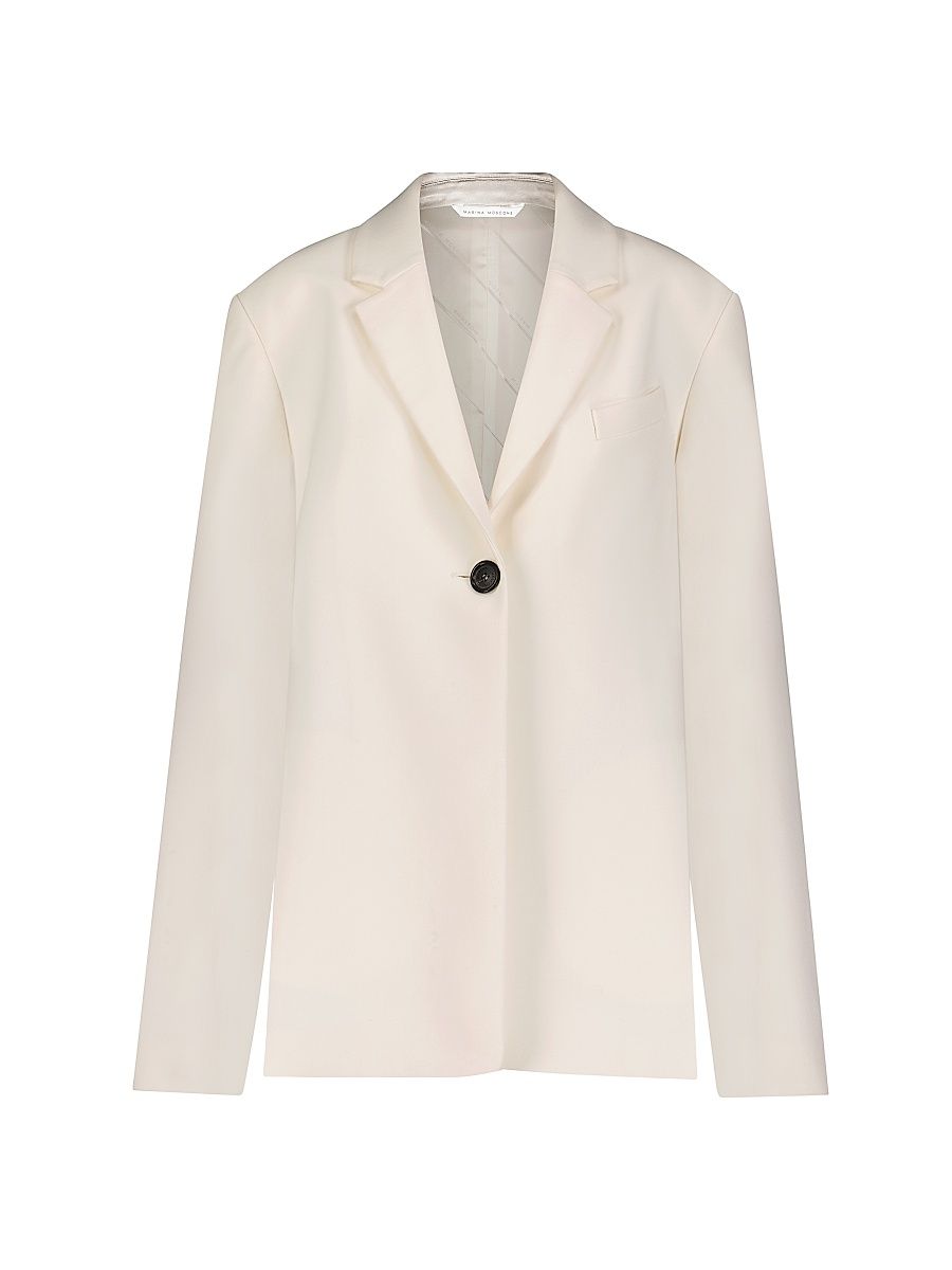 Women's Boyfriend Blazer - Ivory - Size 8