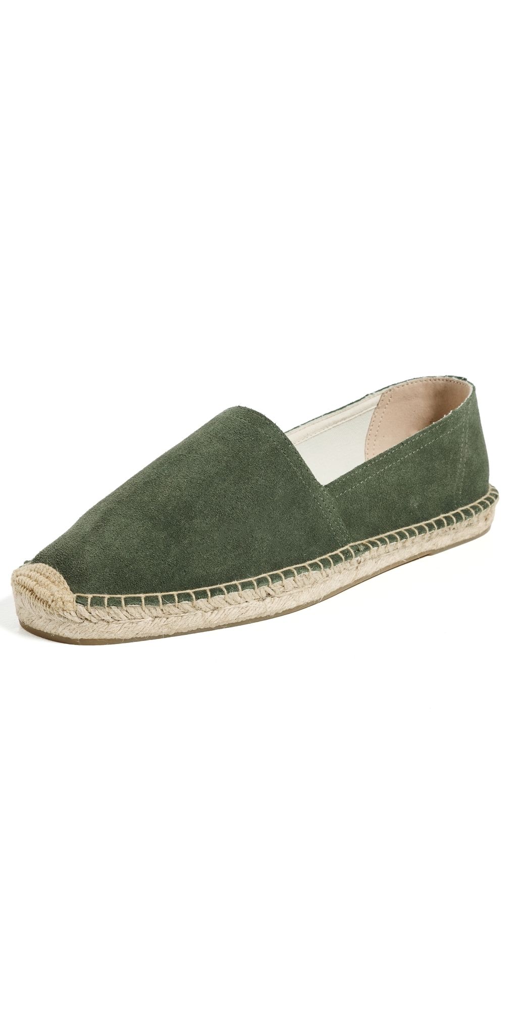 Soludos Dali Suede Slip On Espadrilles Sage Mist 11-11.5