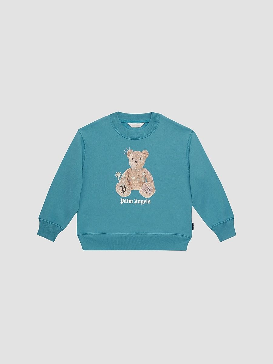 Little Boy's & Boy's Teddy With Signs Sweatshirt - Larkspur - Size 6