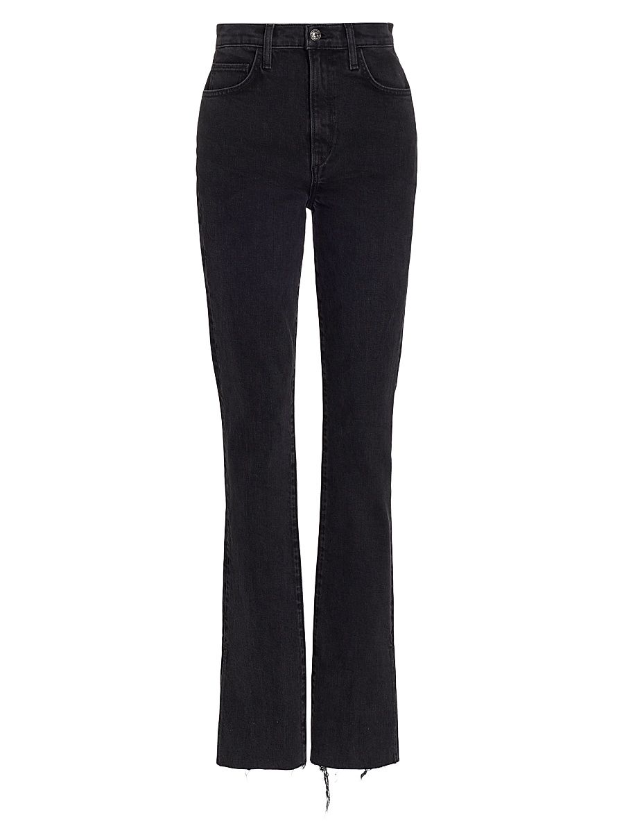 Women's Valentina High-Rise Straight-Leg Jeans - Boulder - Size 33