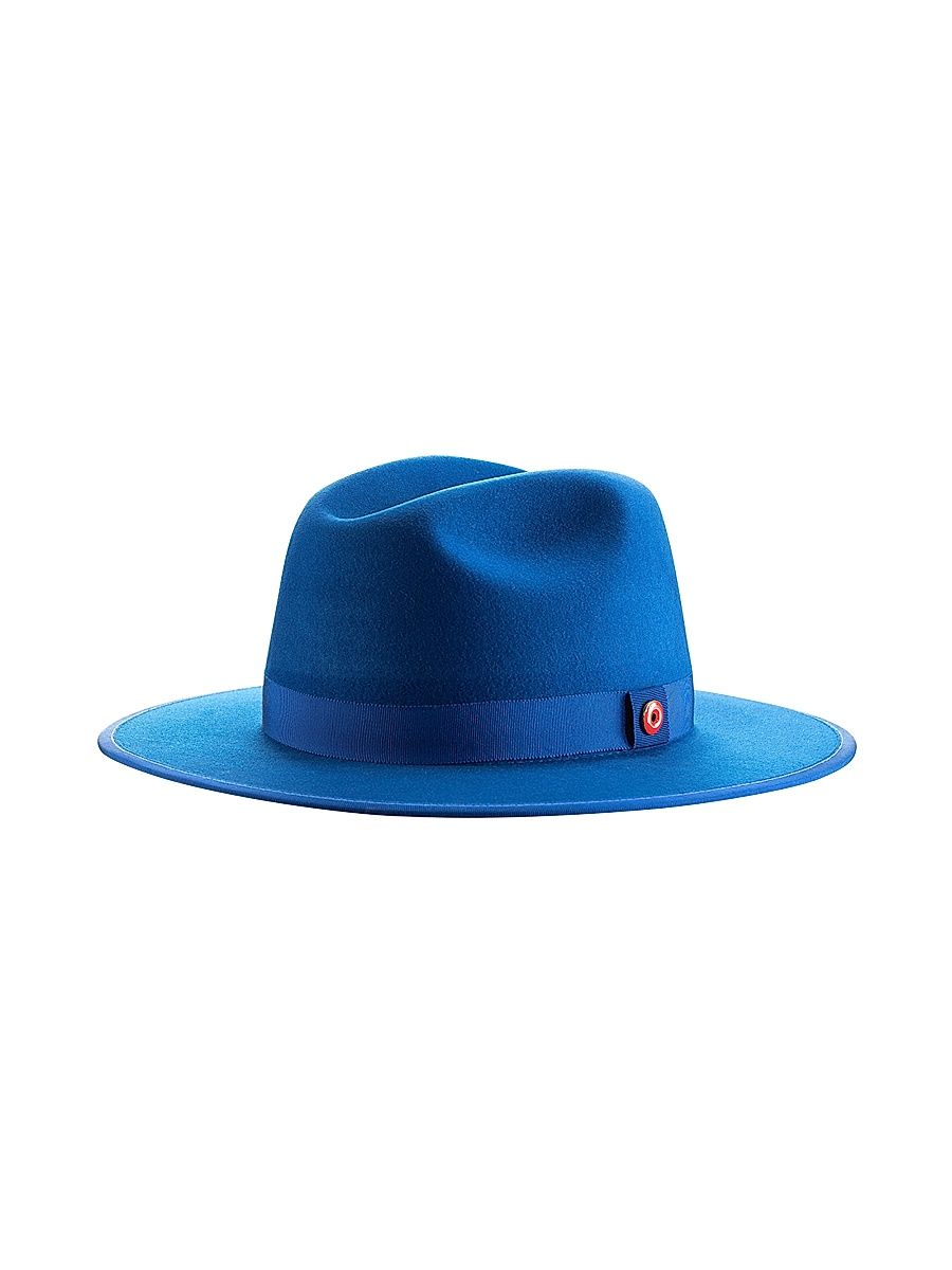 Men's Queen Wool Fedora - Blue - Size XL