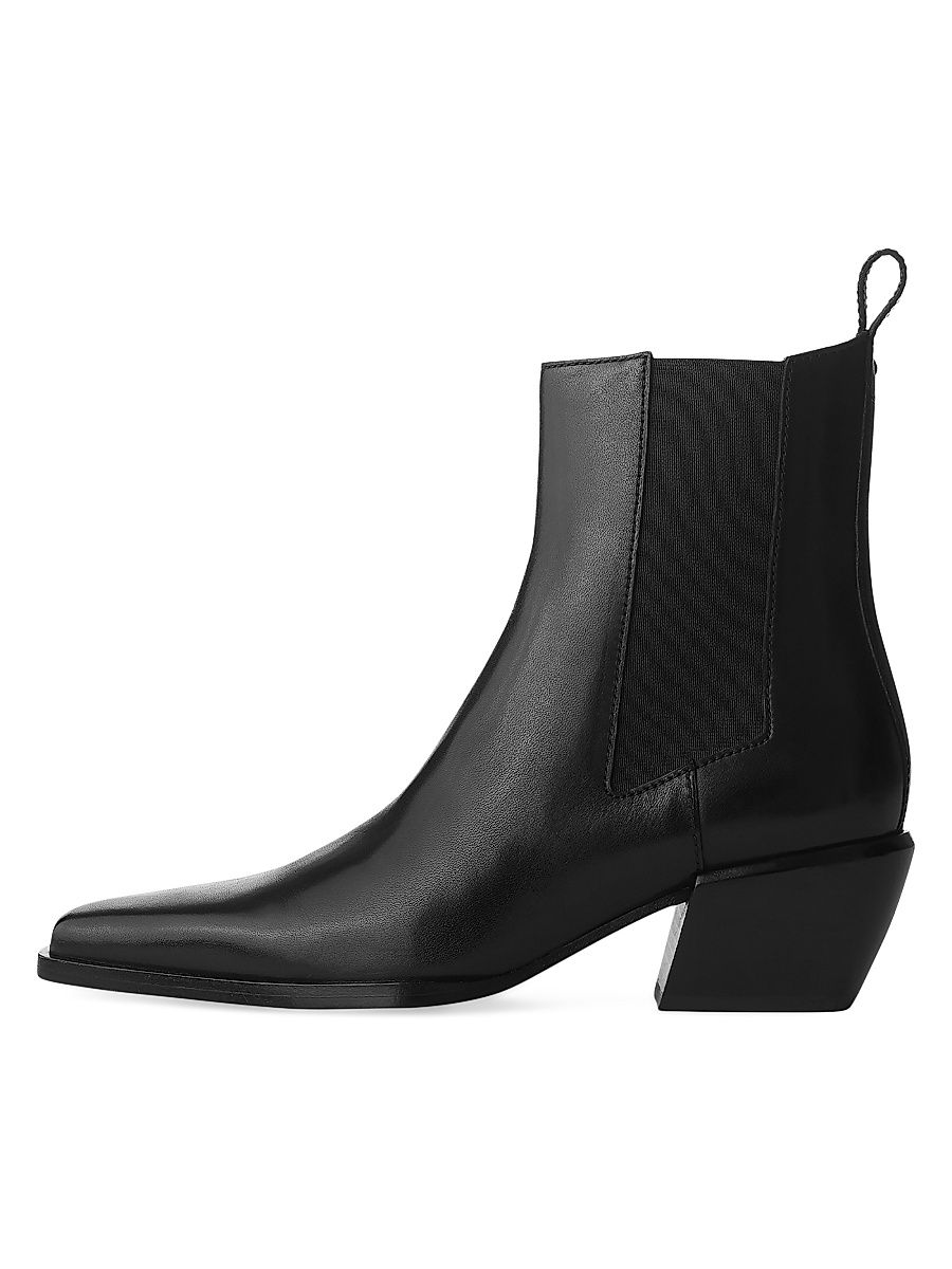 Women's Joni Leather Chelsea Boots - Black - Size 11