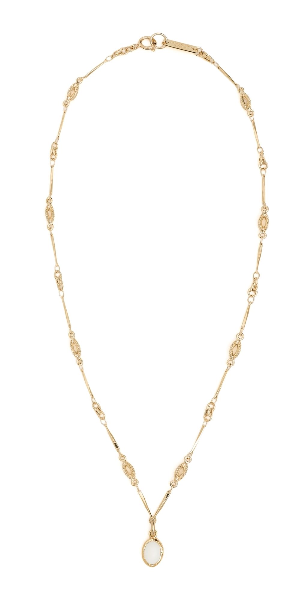 Isabel Marant Pendant Necklace Ecru One Size