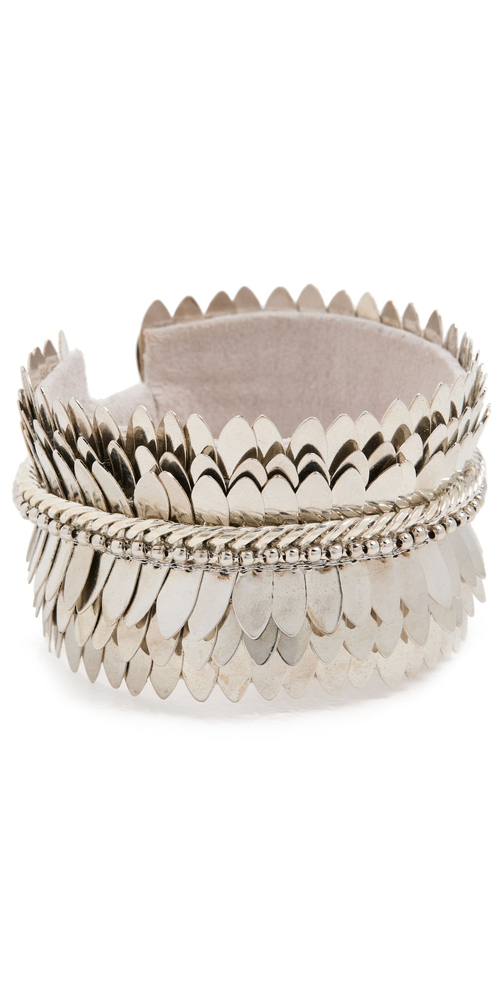 Deepa Gurnani Deepa by Deepa Gurnani Chiara Cuff Bracelet Silver One Size