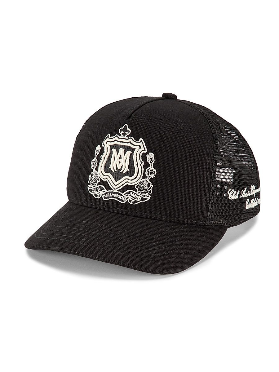 Men's MA Crest Trucker Hat - Black
