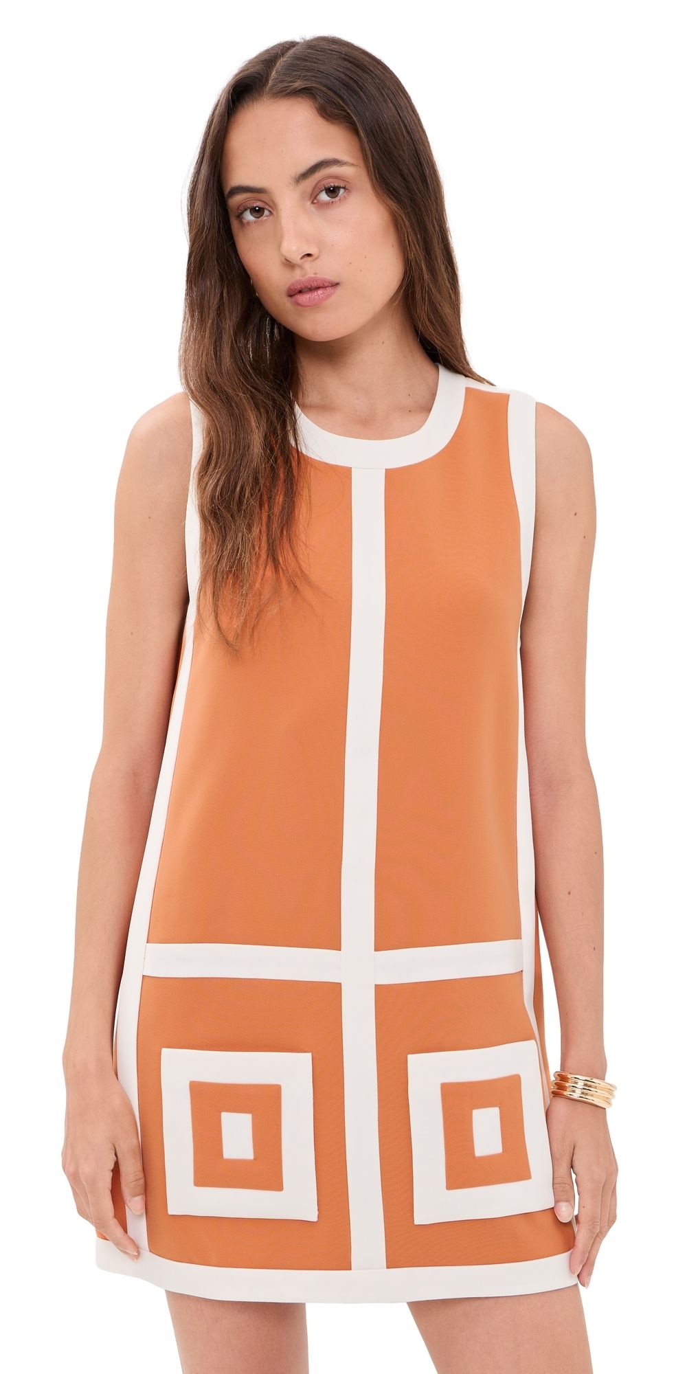 ALEXIS Estara Dress Ember/White M