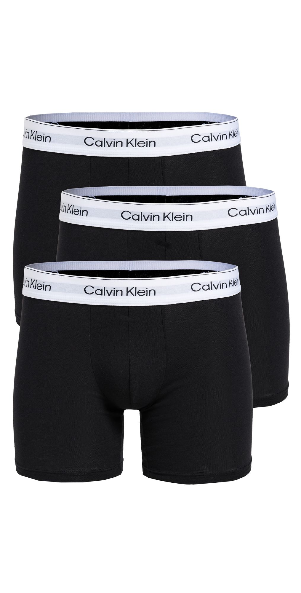 Calvin Klein Underwear Icon Cotton Stretch Boxer Briefs 3 Pack Black M