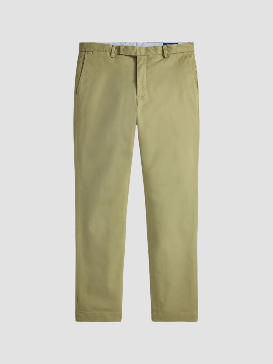Polo Ralph Lauren Men's Greenwich Straight-Fit Chino Pants - Sage Green - Size 40