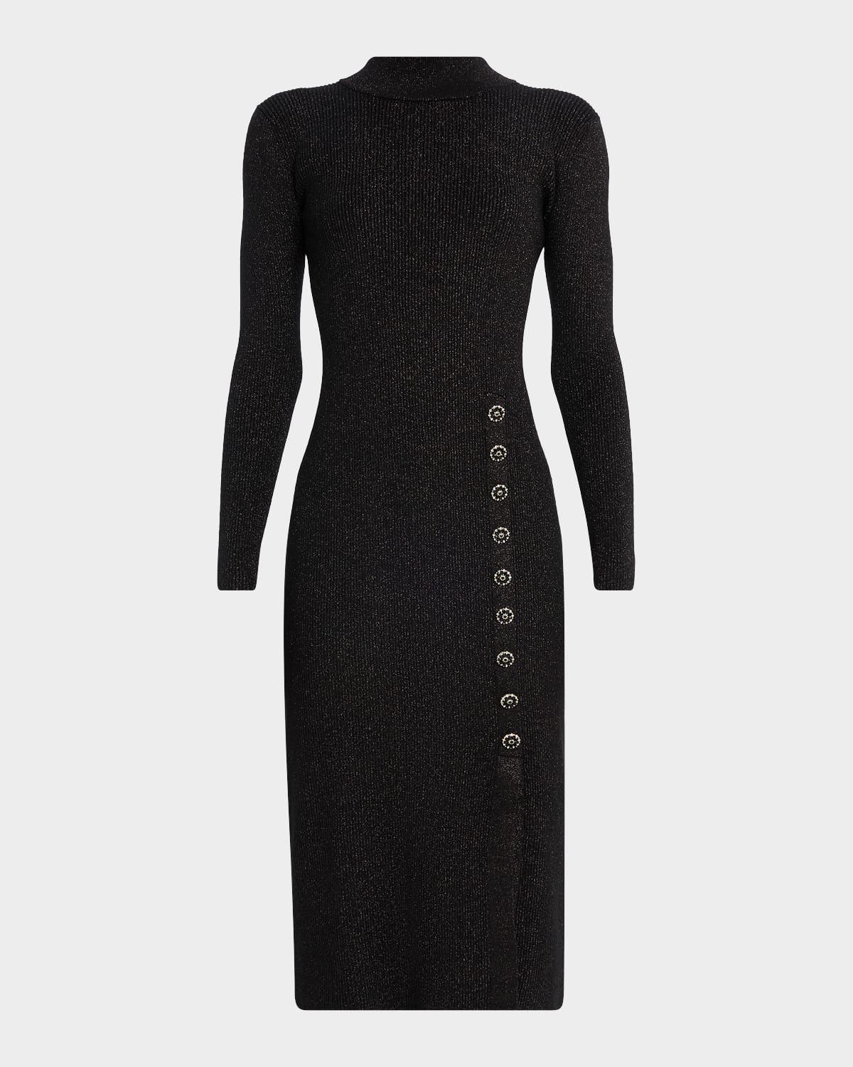 The Chaya Lurex Midi Sweater Dress