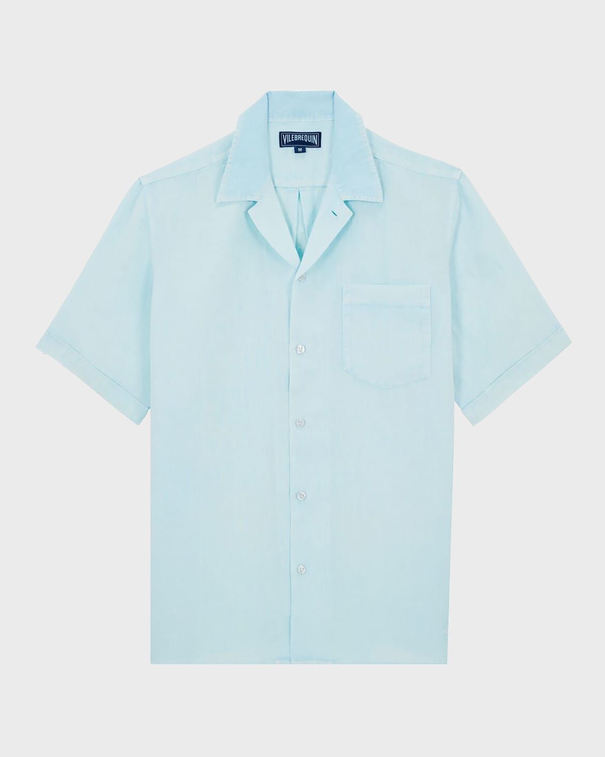 Men & apos;s Linen Pocket Camp Shirt