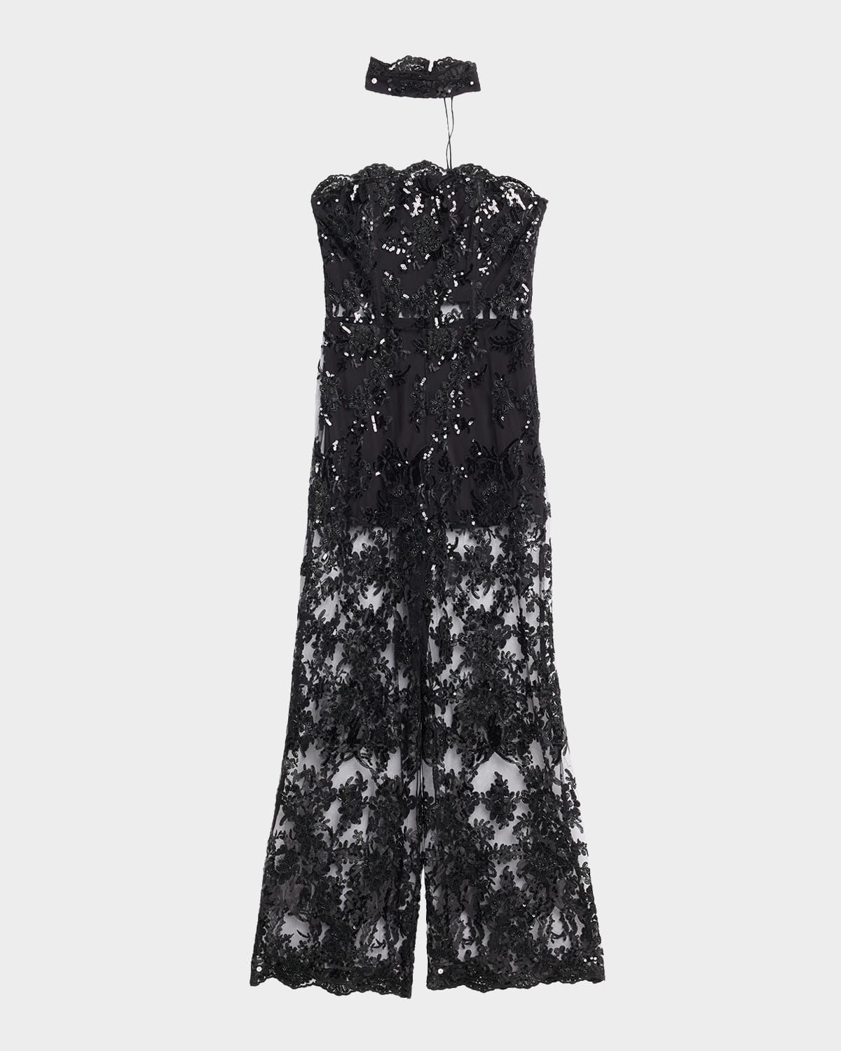 Georgie Embellished Lace Jumpsuit