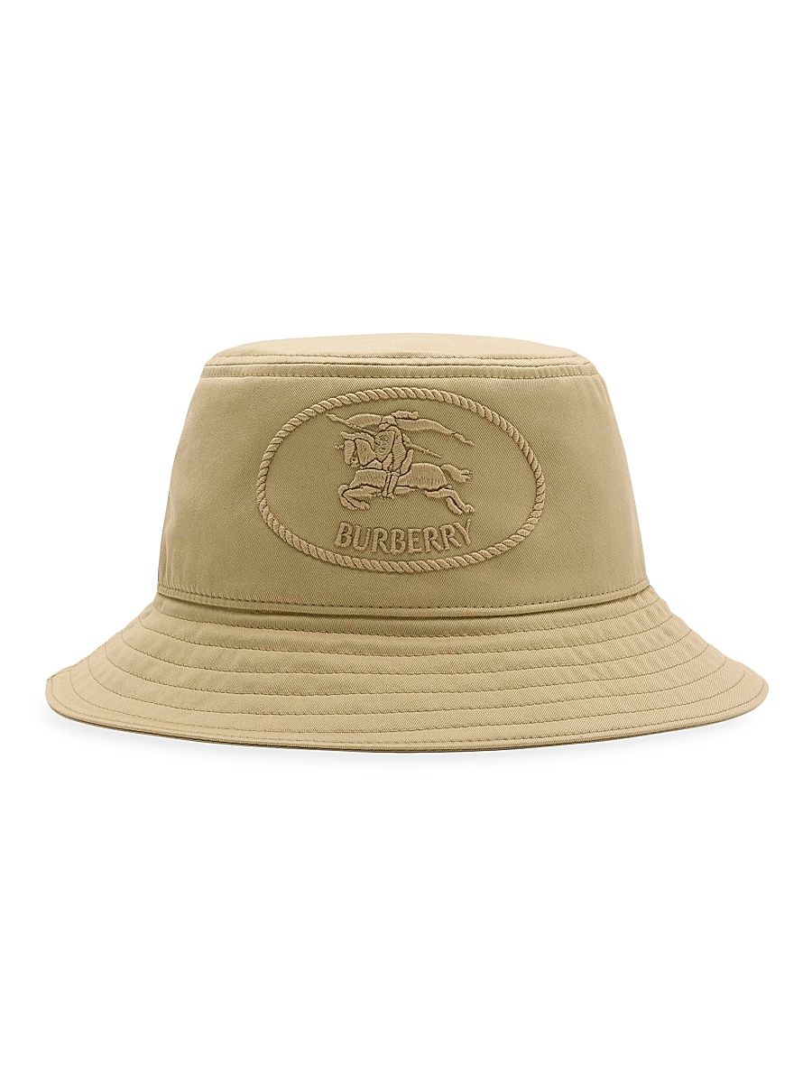 Women's Embroidered Logo Cotton Bucket Hat - Hamper - Size Small