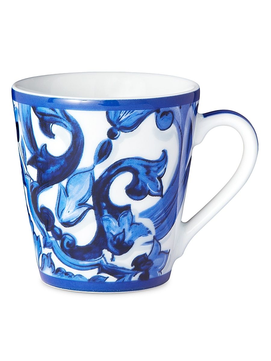 Blu Mediterraneo Foglie Mug