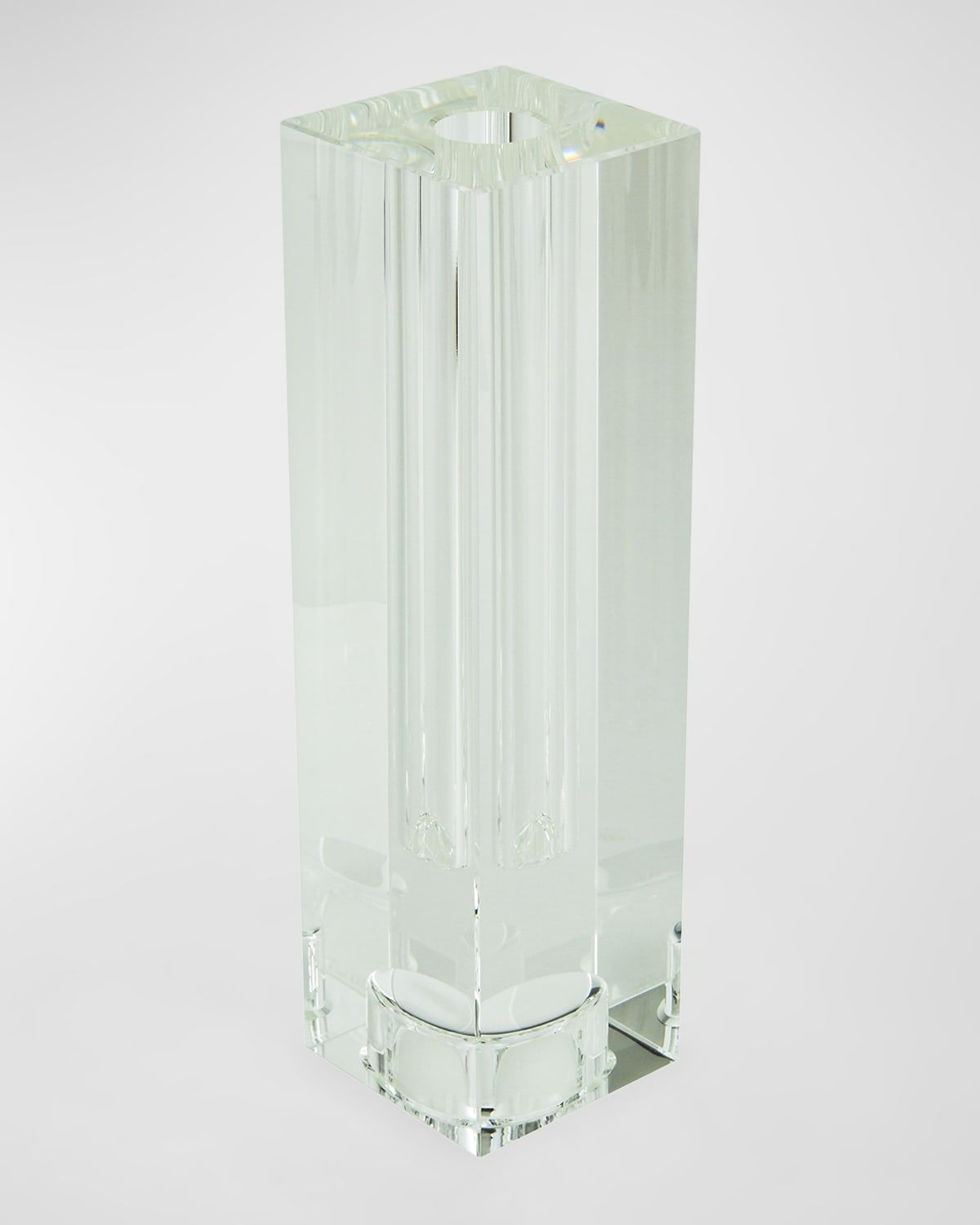 Clear Crystal Votive Candle Holder - Medium