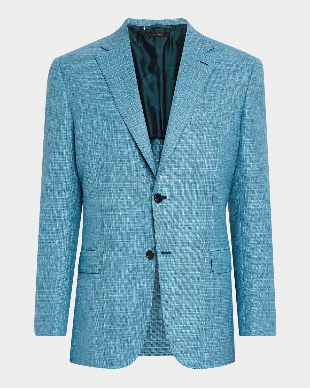 Men & apos;s Textured Wool Blazer