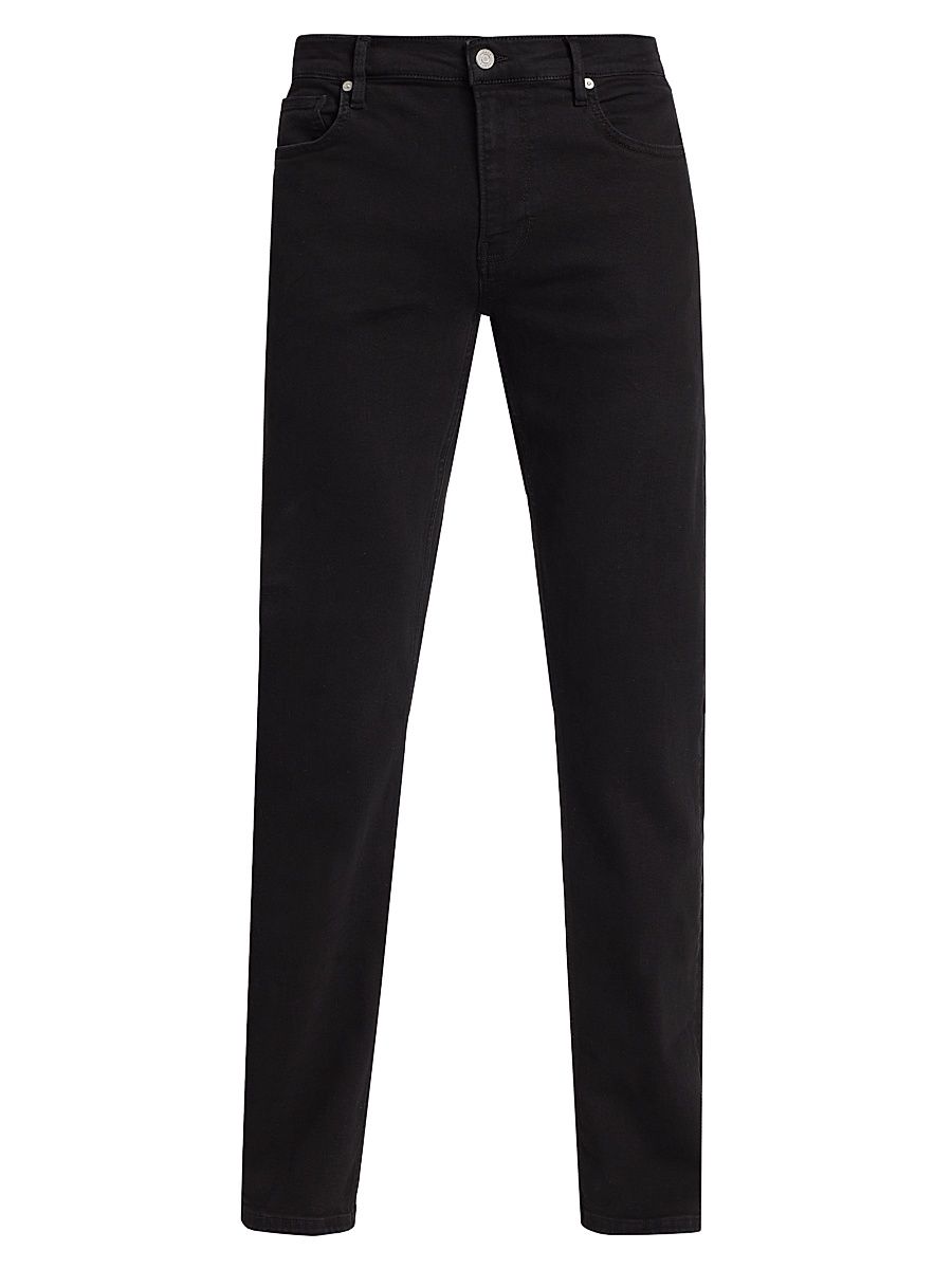 Men's L'Homme Modern Straight-Fit Jeans - Black - Size 38