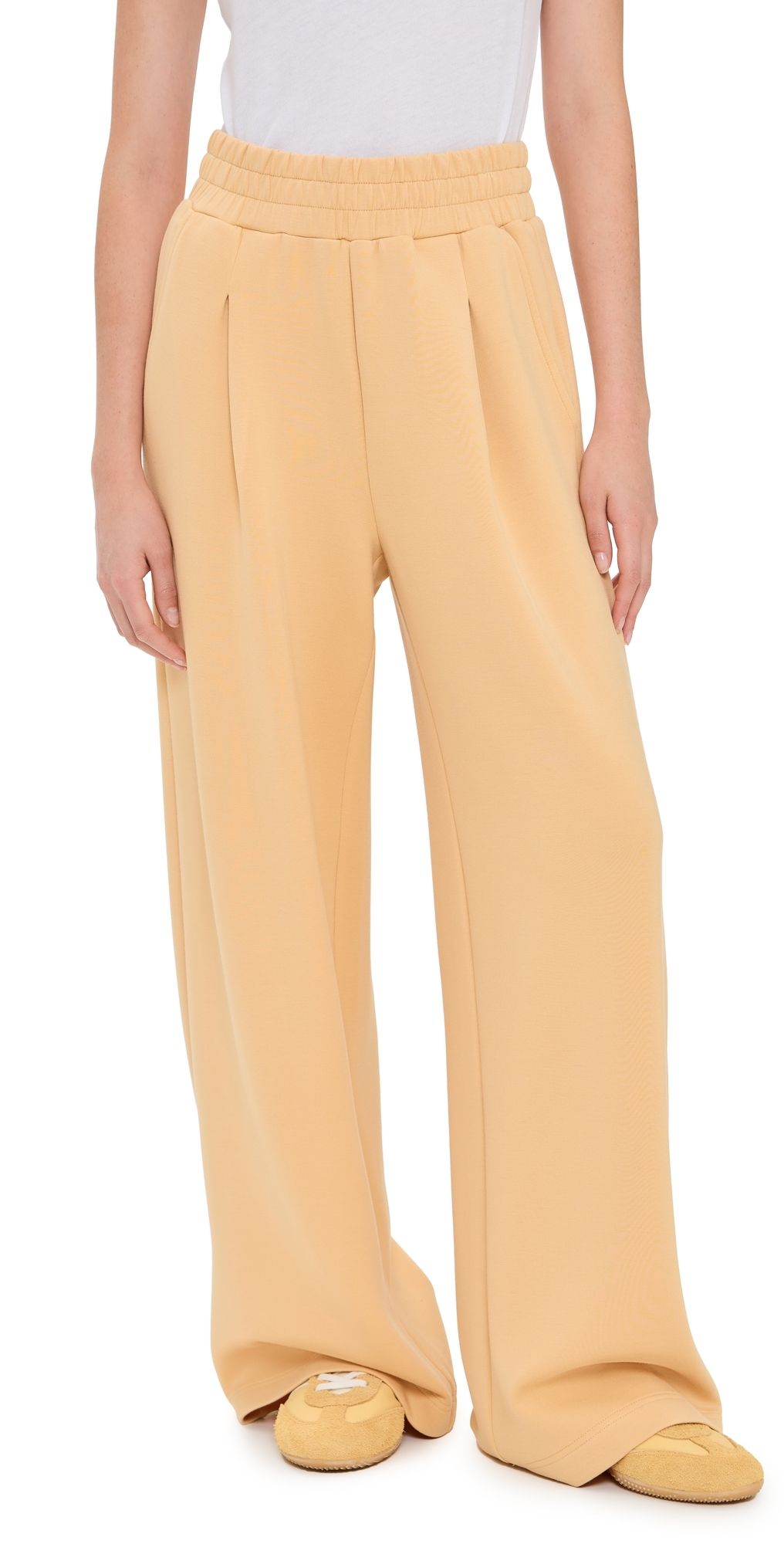 Varley The Extra Wide Leg Pants 29.5 Sahara Sun XL