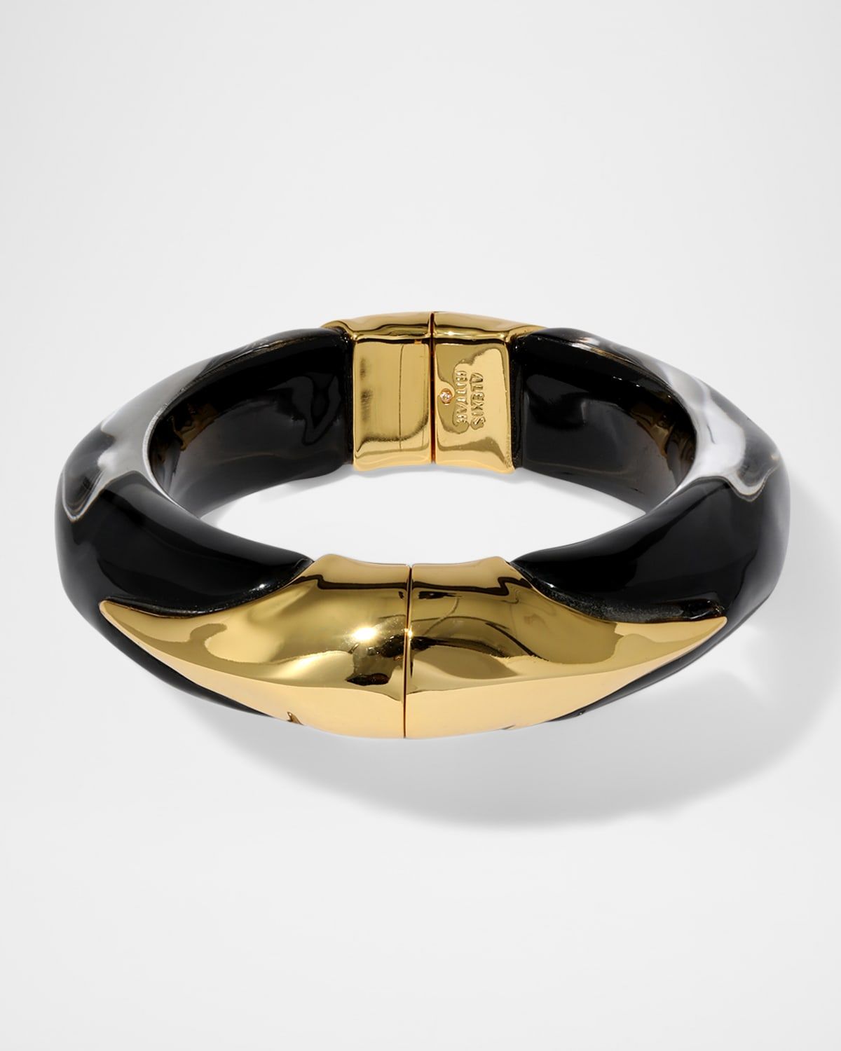 Luminous Lucite Claw Hinge Bracelet