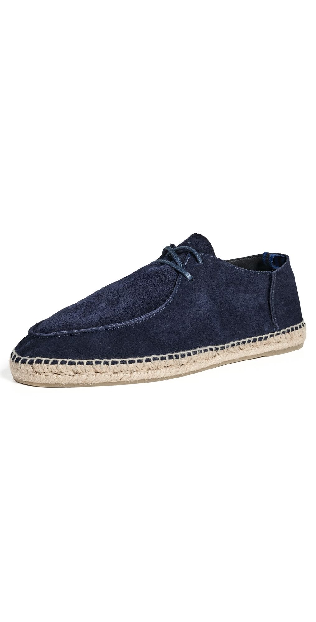 Castañer Ned Suede Lace Up Espadrilles Azul Oscuro 41