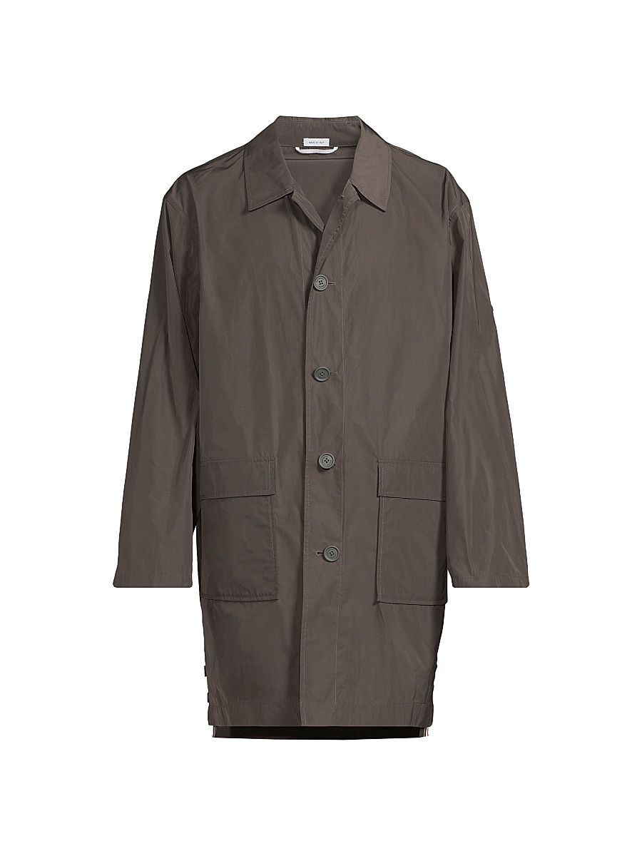 Men's Packable Smock Logo Jacket - Dark Grey - Size XXL