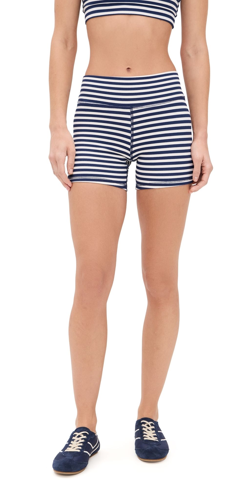 Strut This The Sparrow Shorts Navy Stripe L