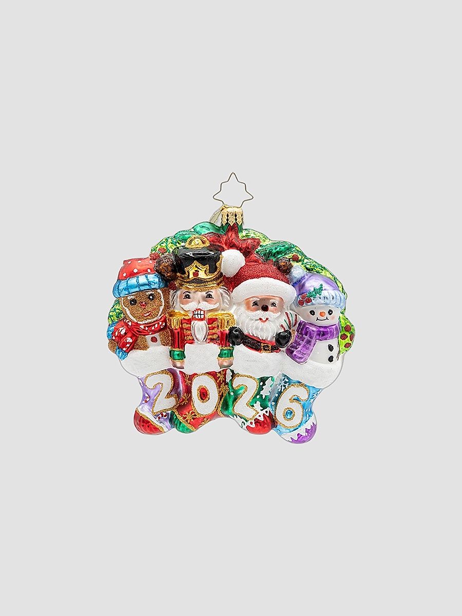 Together For The Holidays 2026 Glass Ornament