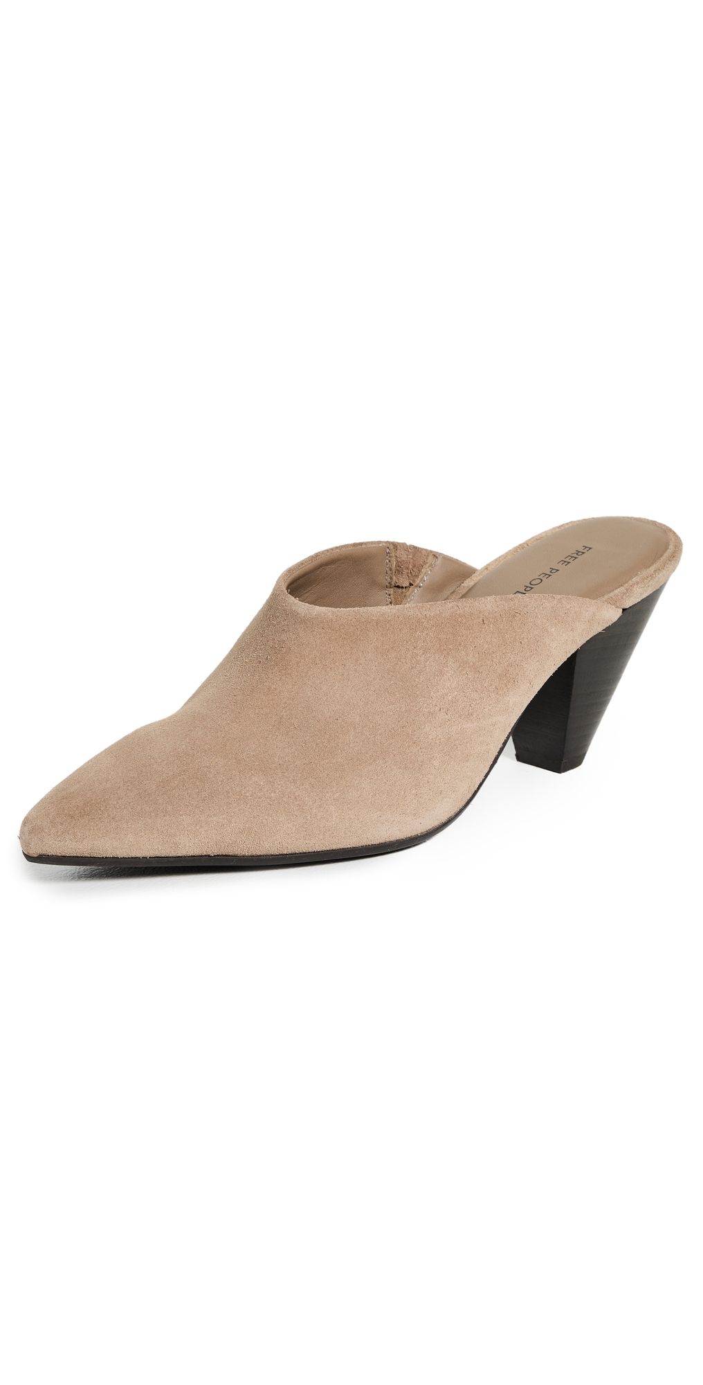Free People Stellar Mules Faded Saddle Suede 9