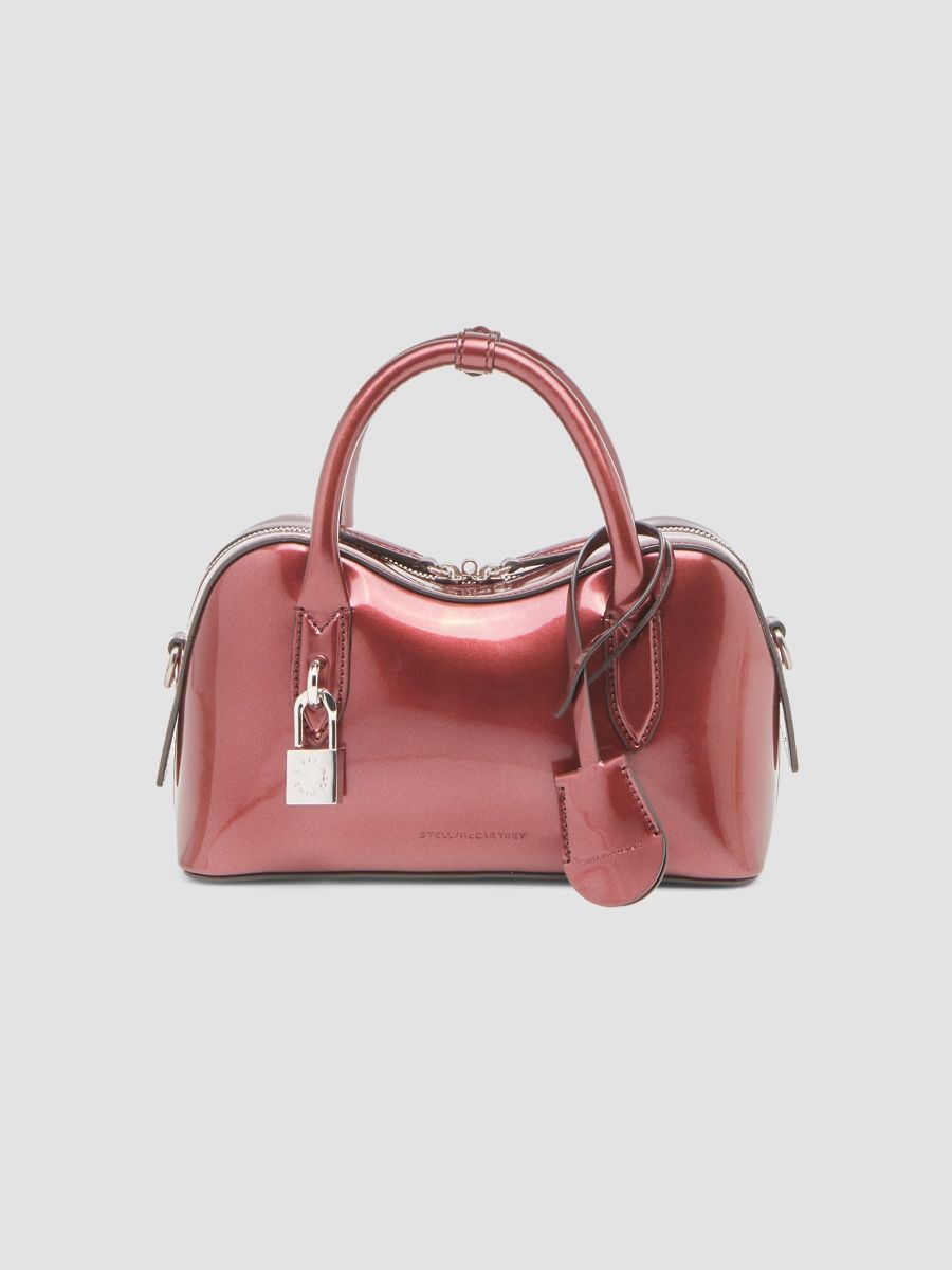 Stella McCartney Women's Ryder Small Glossy Crossbody Bag - Burgundy