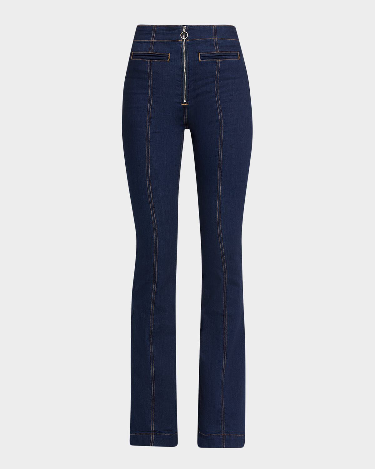 Beverly High-Rise Skinny Flare Jeans