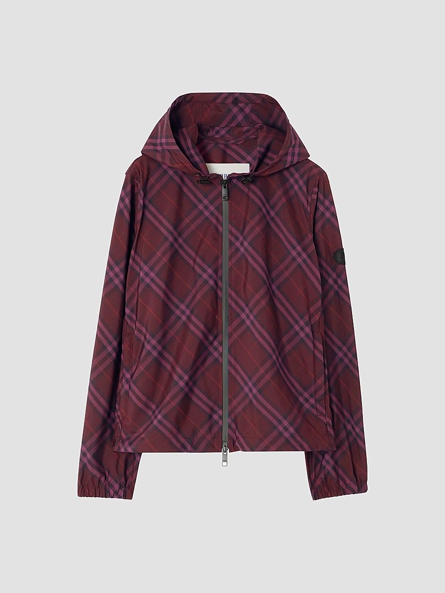 Women's Reversible Checked Jacket - Acer Purple - Size XXS