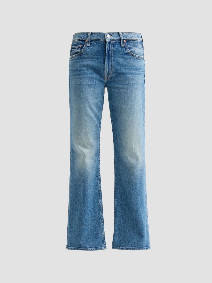 Mother Women's The Bookie Sneak Mid-Rise Jeans - Playback - Size 32