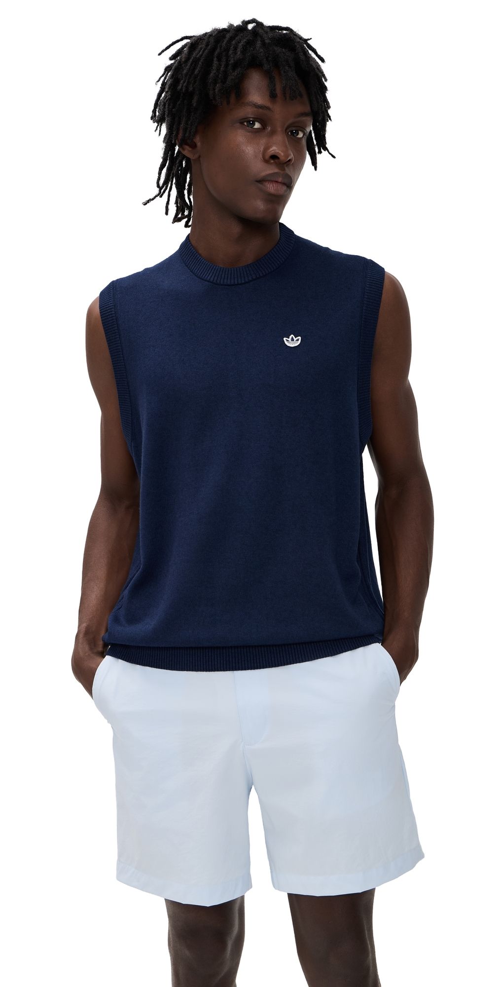 Adidas Golf Original Cashmere Sweater Vest Night Indigo L