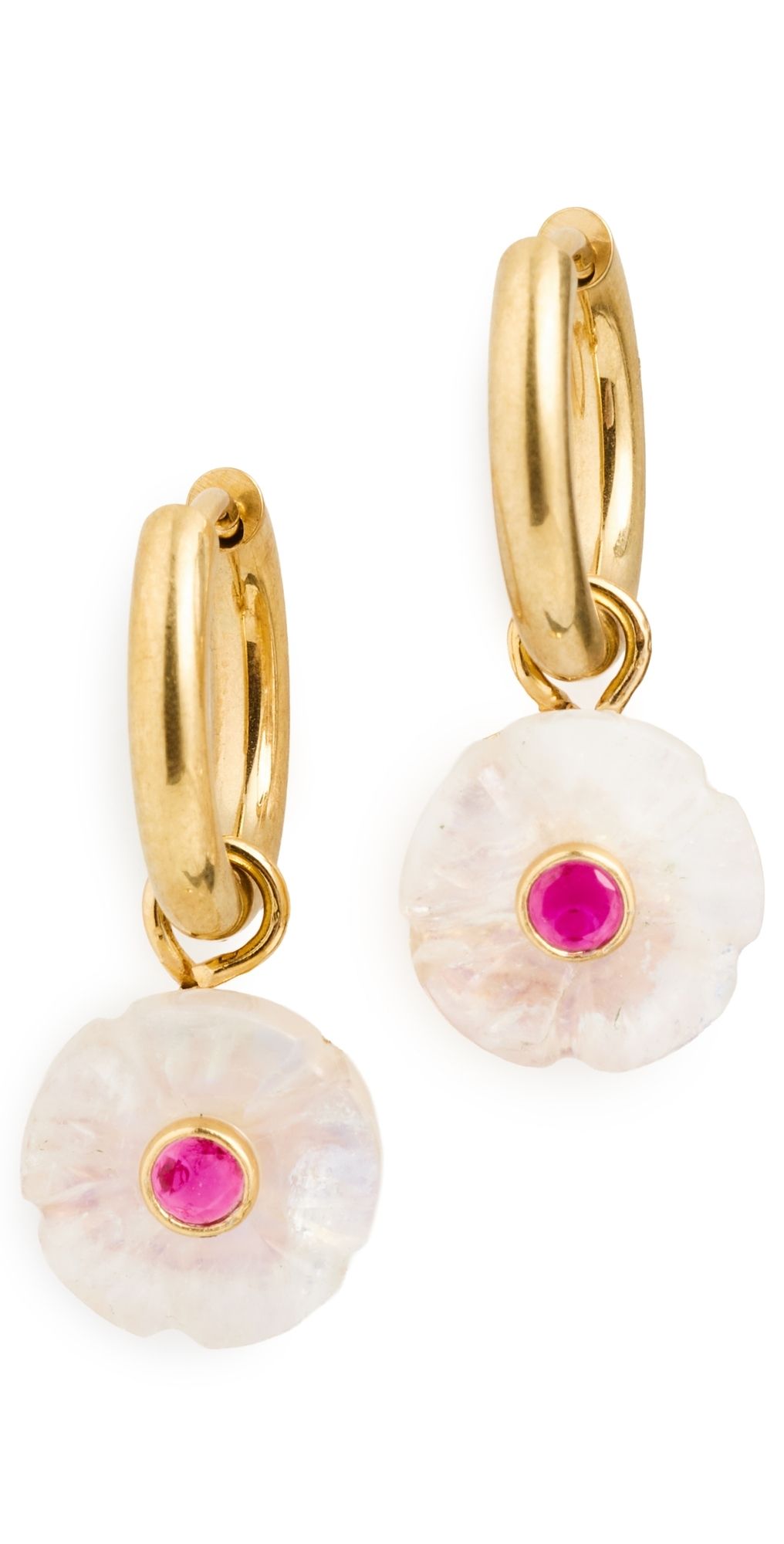 Jennifer Behr Lillian Earrings Moonstone One Size