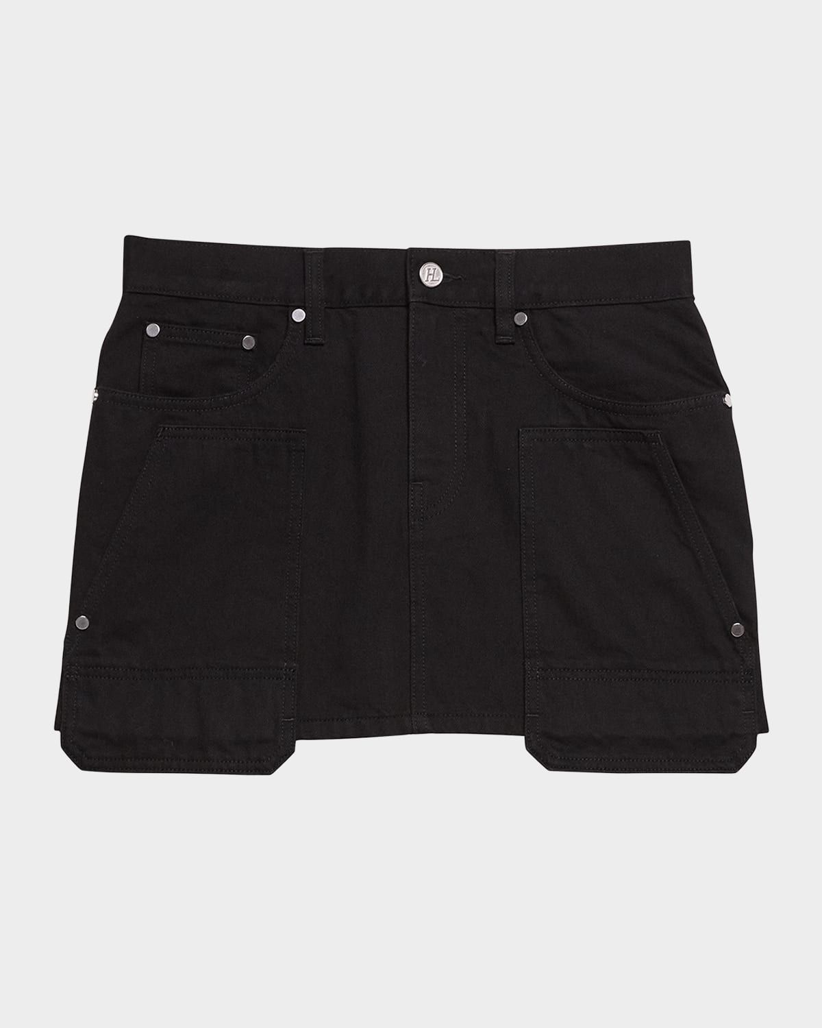 Mini Denim Carpenter Skirt