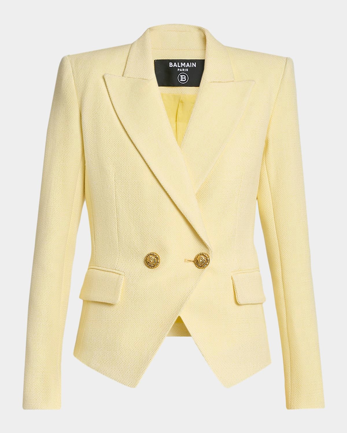 2-Buttons Natte Blazer Jacket