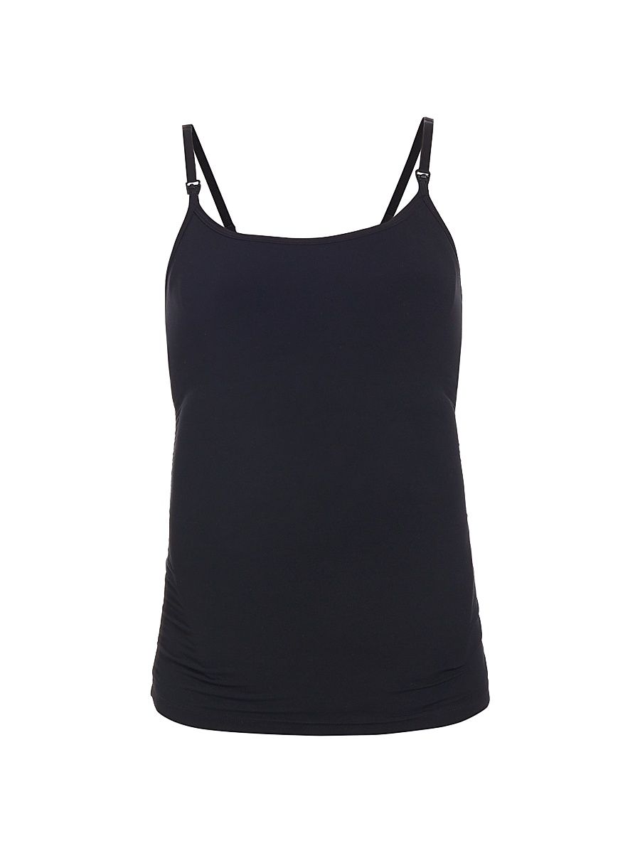 Women's Mia AirWeight Maternity Tank - Black - Size Medium