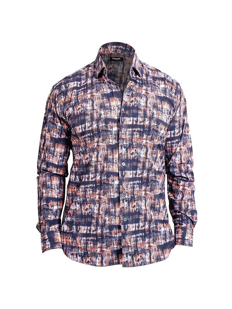 Men's Fibonacci Stretch Ascension Shirt - Black - Size XXXXL