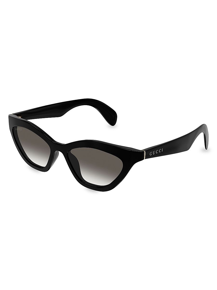 Women's Mods 52MM Cat-Eye Sunglasses - Black