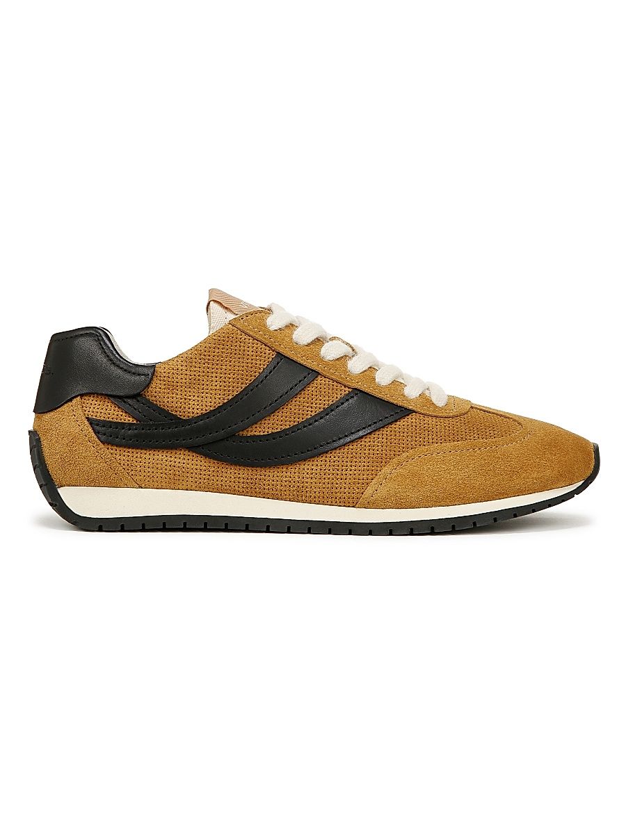 Women's Oasis Runner Suede & Leather Sneakers - Golden Desert - Size 5.5