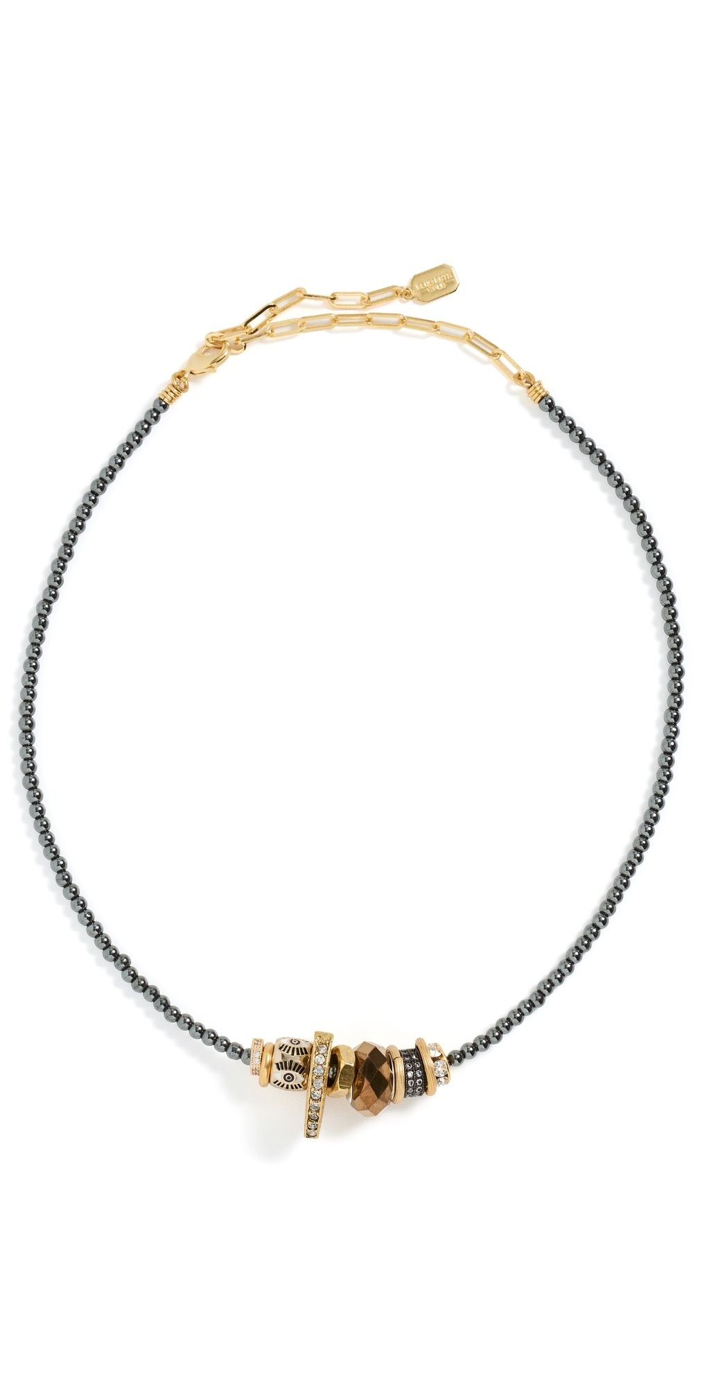 Elizabeth Cole Terra Necklace Mixed Metal One Size