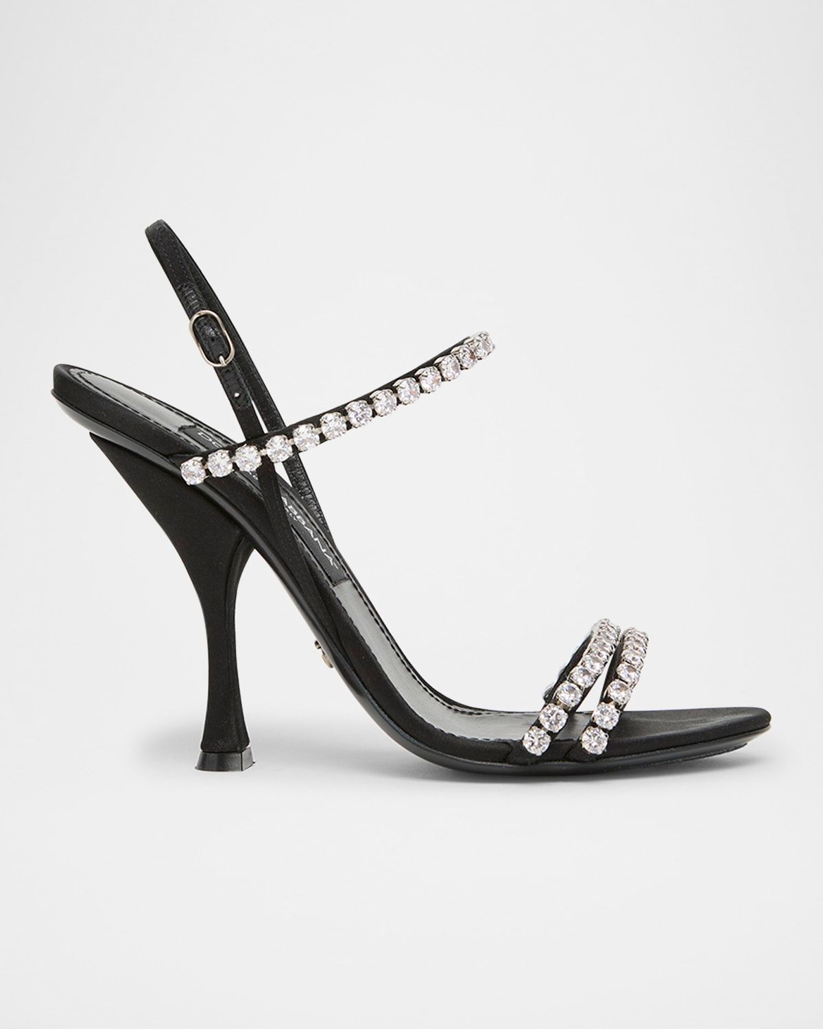 Formale Embellished Satin Sandals