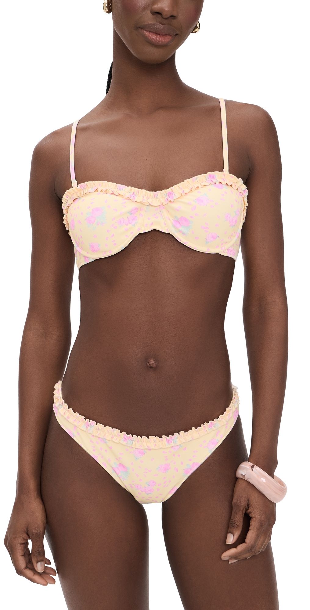 LoveShackFancy Nightlyn Bikini Set Sunshine Dream S